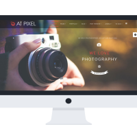 Joomla Premium Template - AT Pixel Onepage – Photography Joomla Template
