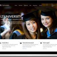 Joomla Free Template - LT University – Free School / College / University Onepage Joomla template