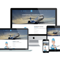 Joomla Free Template - LT Aircoms – Premium Private Airplane Company / Air Transport Services Joomla template