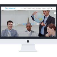 Wordpress Free Theme - LT Corporation Onepage – Free Single Page Responsive Company / Corporation WordPress theme