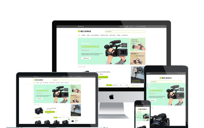 Wordpress Theme: WS DIRAX – FREE RESPONSIVE DIGITAL CAMERAS WOOCOMMERCE WORDPRESS THEME Wordpress Theme: WS DIRAX – FREE RESPONSIVE DIGITAL CAMERAS WOOCOMMERCE WORDPRESS THEME