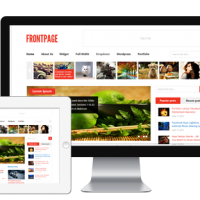 Wordpress Free Theme - FrontPage