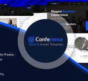 Joomla Free Template - JD Conference