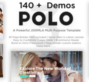 Joomla Premium Template - Polo - Responsive Multi-Purpose Joomla Theme With Page Builder