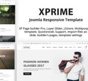 Joomla Premium Template - XPRIME - Multipurpose Joomla Template with Page Builder