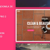 Joomla Premium Template - Rose - Multipurpose Responsive One Page Joomla Theme