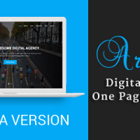 Joomla Premium Template - Ariana - Digital Agency One Page Joomla Theme
