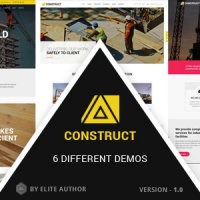 Joomla Premium Template - Construct - Construction, Building Multipurpose Company Theme