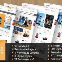 Joomla Premium Template - SJ Market - Multlpurpose eCommerce Joomla Theme for VirtueMart 3