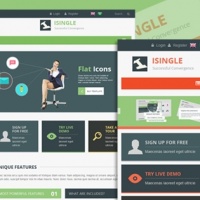 Joomla Free Template - SJ iSingle - A sophisticated Joomla template