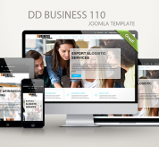 Joomla Free Template - DD Business 110