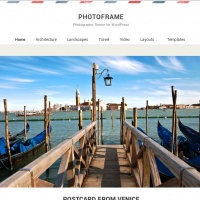 Wordpress Free Theme - Photo Frame