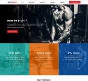Joomla Free Template - JSN Power Template for fitness or ecommerce sites