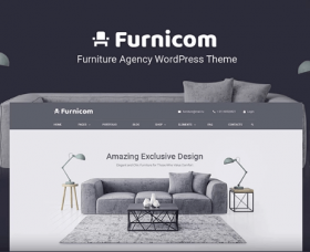 Wordpress Free Theme - Free Furnicom - Elementor Furniture Store