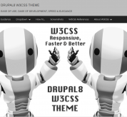 Drupal Free Theme - Drupal8 W3CSS Free Theme
