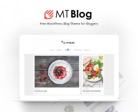 Wordpress Free Theme - MT Blog - Free WordPress Blog Theme for Bloggers
