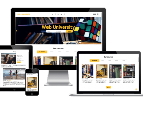 Joomla Premium Template - Web University - Education website template
