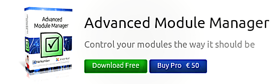 Joomla Extension: Advanced Module Manager