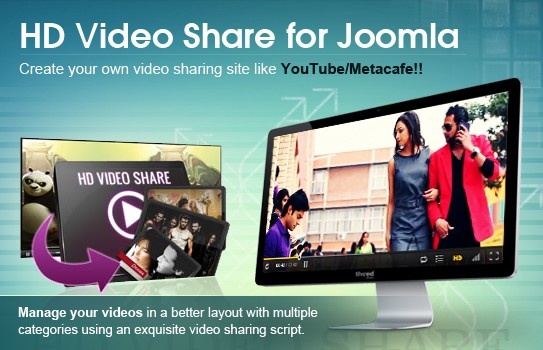 Joomla Extension: Joomla Video Gallery Component