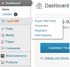 Wordpress Plugin: Cart2CRM