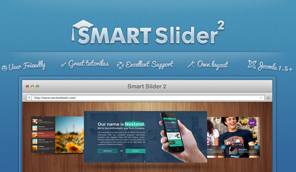 nextend Wordpress Extension: Smart Slider 2 for WordPress