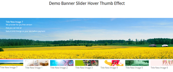 joomla_Pro Joomla Extension: Banner Slider Hover Thumb Effect