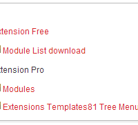 Joomla Free extension - Menu Tree Extension Joomla
