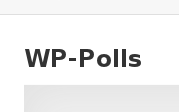 Wordpress Free plugin - WP-Polls
