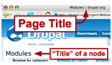 Drupal Module: Page Title