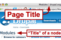 Drupal Free module - Page Title