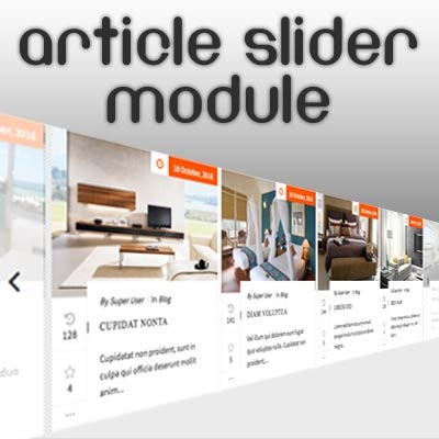 Joomla Extension: Articles slider module