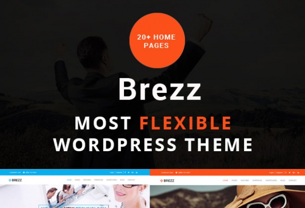 joomlastars Wordpress Extension: Brezz - Responsive Multi-Purpose WordPress Theme