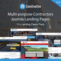 Joomla Free extension - Constructive - Contractors Multipurpose Joomla Landing Page Theme