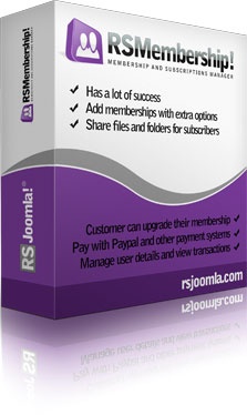 RSJoomla! Joomla Extension: RSMembership! - Joomla!® Membership and Subscriptions Manager