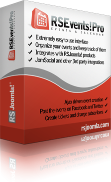 Joomla Extension: RSEvents! Pro