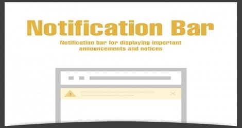 Biztech Consultancy Magento Extension: Magento Notification Bar