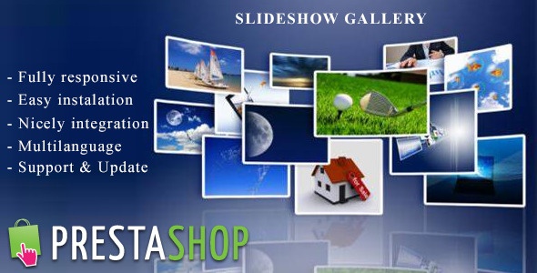 webdev Prestashop Extension: Responsive Slideshow Gallery
