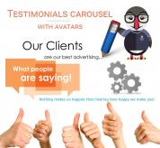 Prestashop Premium module - Testimonials carousel with avatars, reviews Module for PrestaShop