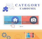 Prestashop Premium module - Responsive Carousel with Categories for Prestashop (Images, Name, Description)