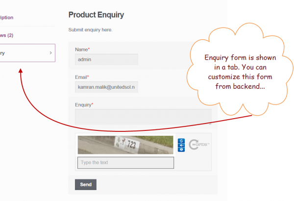 Wordpress Plugin: Product Inquiry for WooCommerce by FMEAddons