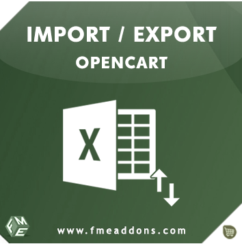 Opencart Extension: FmeAddons Import Export | Opencart Import Products Extension