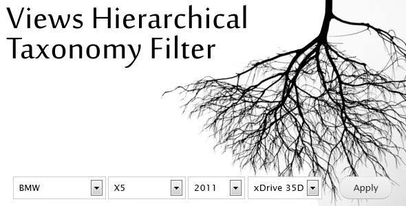 Kervi Drupal Extension: Views Hierarchical Taxonomy Filter