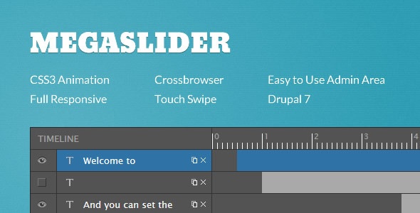 megadrupal Drupal Extension: Mega Slider