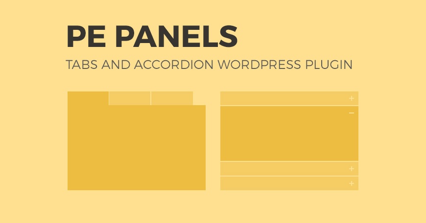 PixelEmu Wordpress Extension: PE Panels - tabs and accordion WordPress plugin