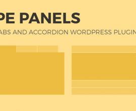 Wordpress Free plugin - PE Panels - tabs and accordion WordPress plugin