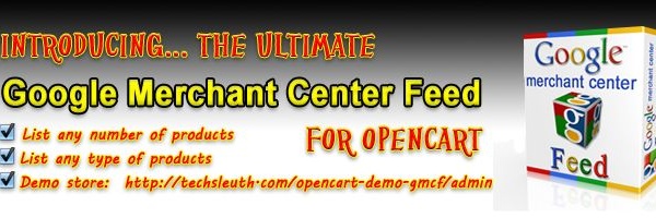 Opencart Extension: Google Merchant Center Feed