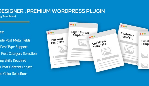 Wordpress Plugin: Blog Designer PRO – WordPress Plugin