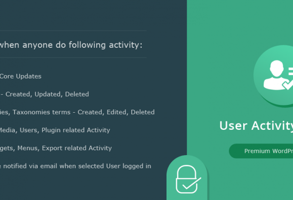 Wordpress Plugin: User Activity Log Pro – WordPress Plugin