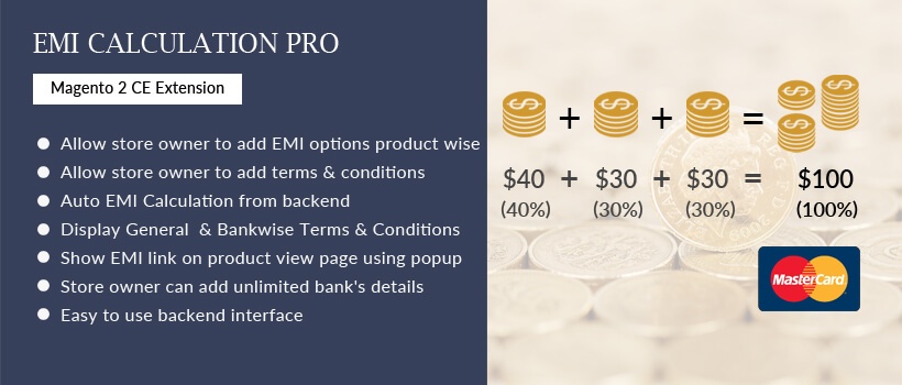 Solwin Infotech Magento Extension: EMI Calculation Pro Magento 2 Extension