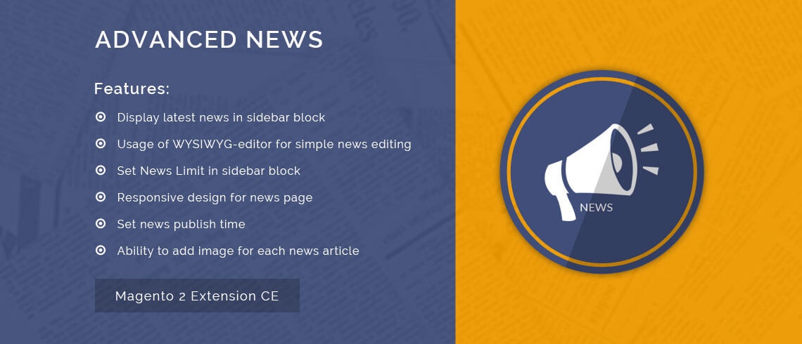 Magento Extension: Advanced News – Magento 2 Extension